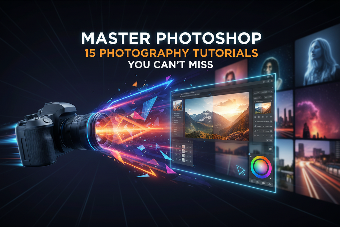 Master Photoshop: 15 Photography Tutorials You Can’t Miss