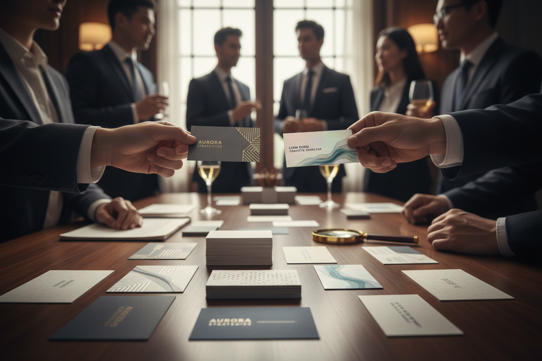 Mastering Business Cards: Design, Strategy, and Networking Insights
