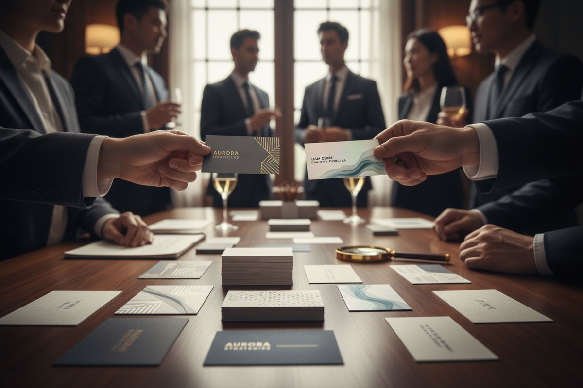 Mastering Business Cards: Design, Strategy, and Networking Insights