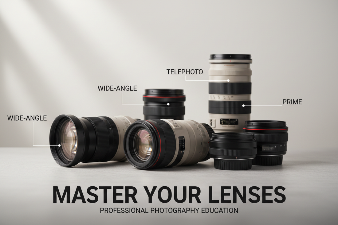 Mastering Camera Lens Types: A Complete Photographer’s Guide to Choosing the Right Lens