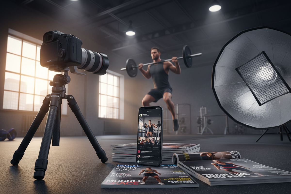 Mastering Fitness Photography for Social Media and Print Features