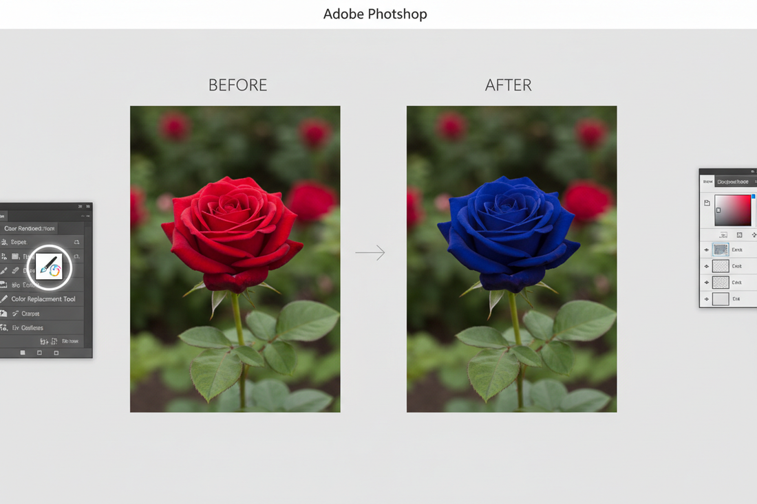 Mastering Photoshop's Color Replacement Tool: A Step-by-Step Guide to Seamless Color Transformations