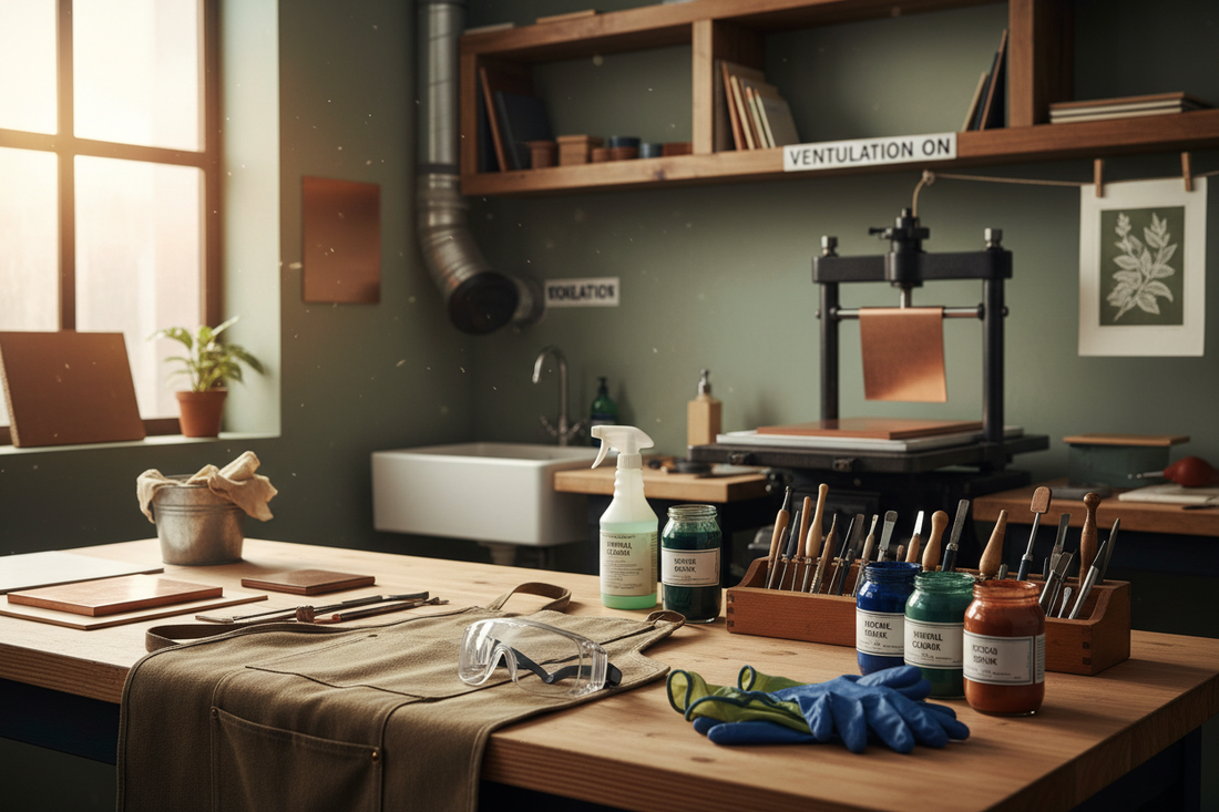 Mastering Safe Intaglio Printmaking: Essential Protection & Sustainable Practices