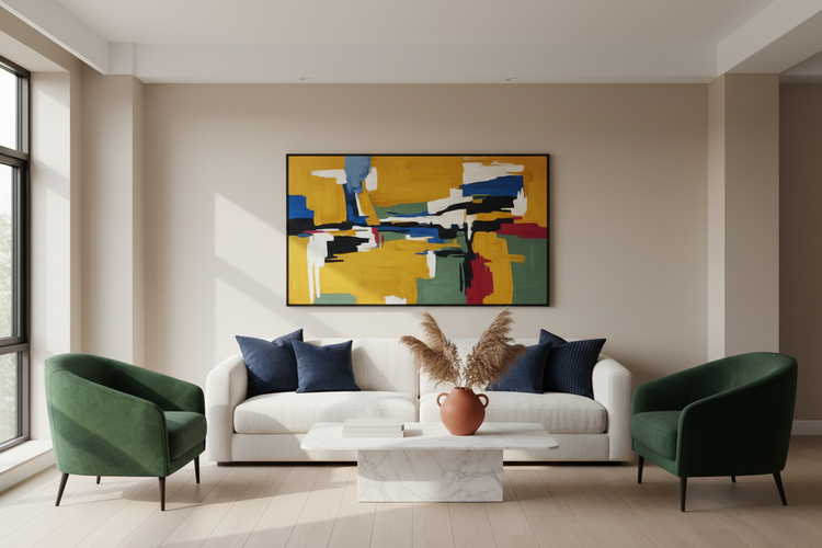 Mastering the Art of Combining Neutrals and Bold Colors in Interiors ...