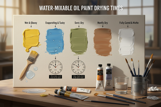 Mastering the Clock: Drying Times for Water-Mixable Oil Colours
