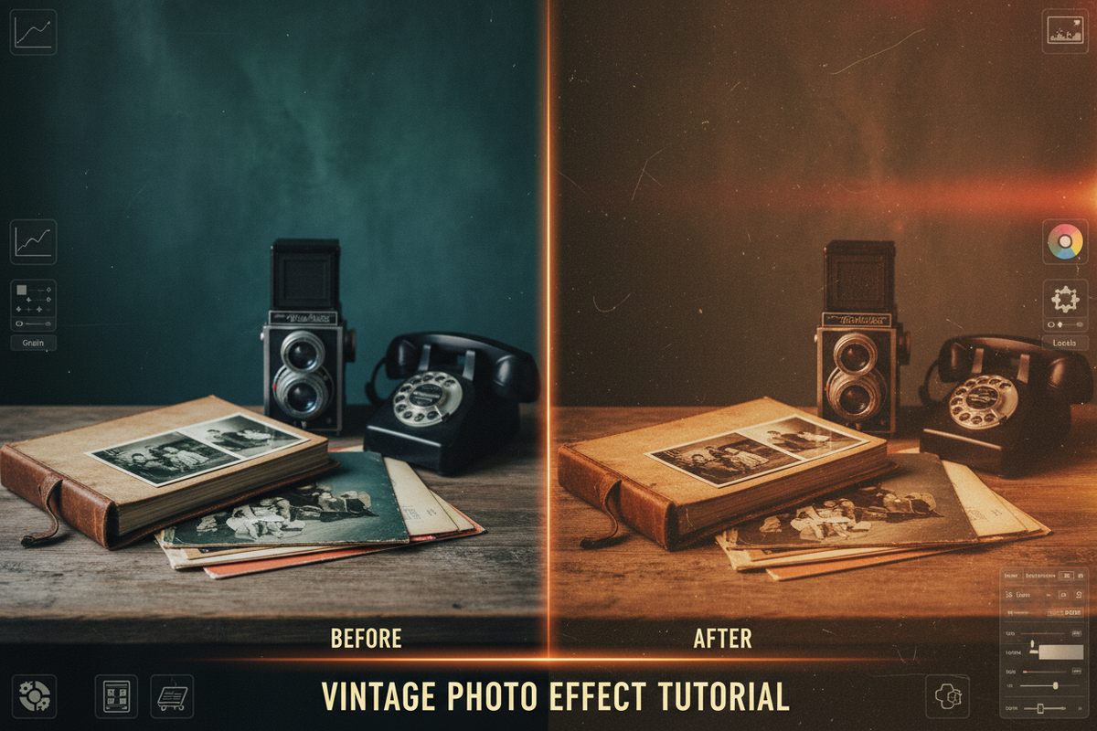 Mastering the Vintage Aesthetic: How to Create a Classic Photo Look in Photoshop