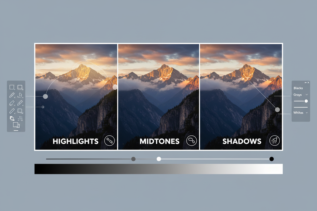 Mastering Tonal Range Selections in Photoshop: A Comprehensive Guide