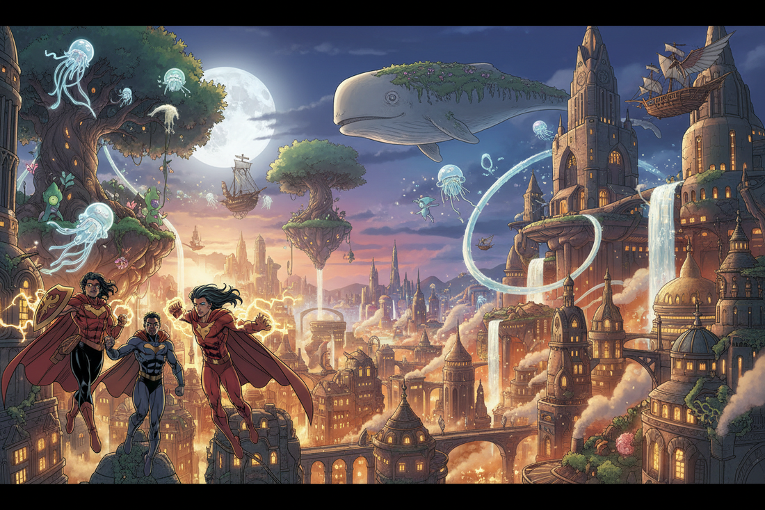 Masterpieces by Jurgens, Lushpin, and Miyazaki