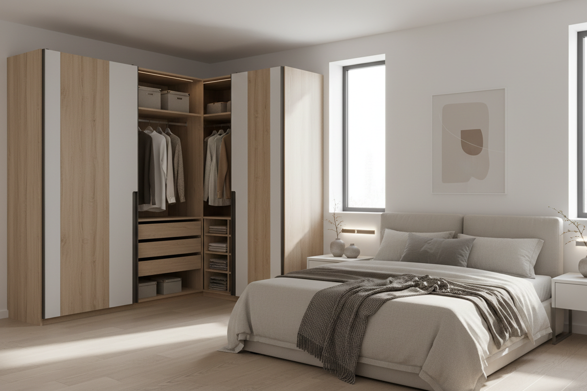 Maximise Every Inch: Stunning Corner Wardrobe Ideas for Modern Bedrooms