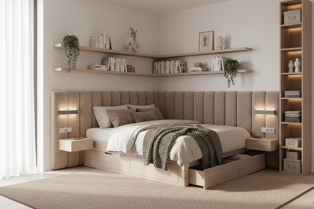 Maximise Space with These Corner Bed Design Inspirations
