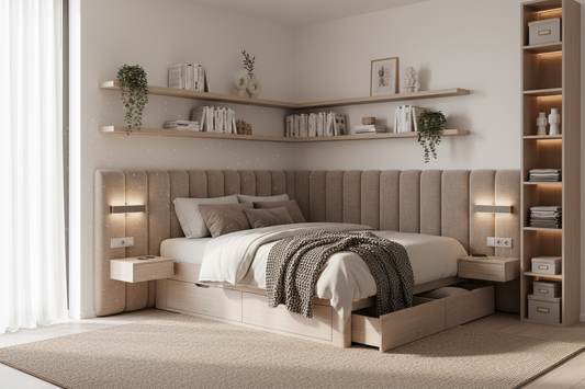 Maximise Space with These Corner Bed Design Inspirations