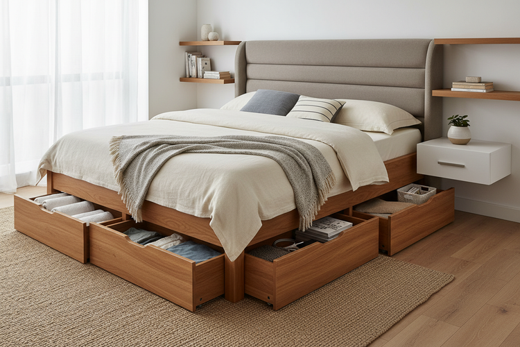 Maximize Bedroom Space with These Stylish Storage Bed Ideas – Wallpics