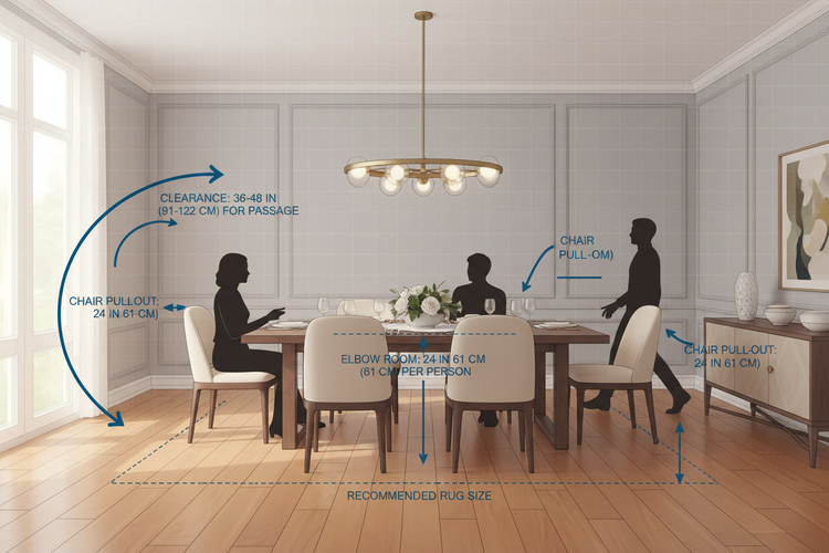 Maximize Comfort: The Ultimate Guide to Dining Room Dimensions – Wallpics