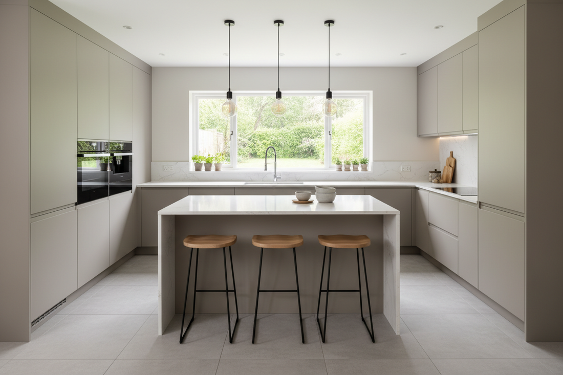 Maximize Style and Space: Designing an L-Shaped Kitchen With Island