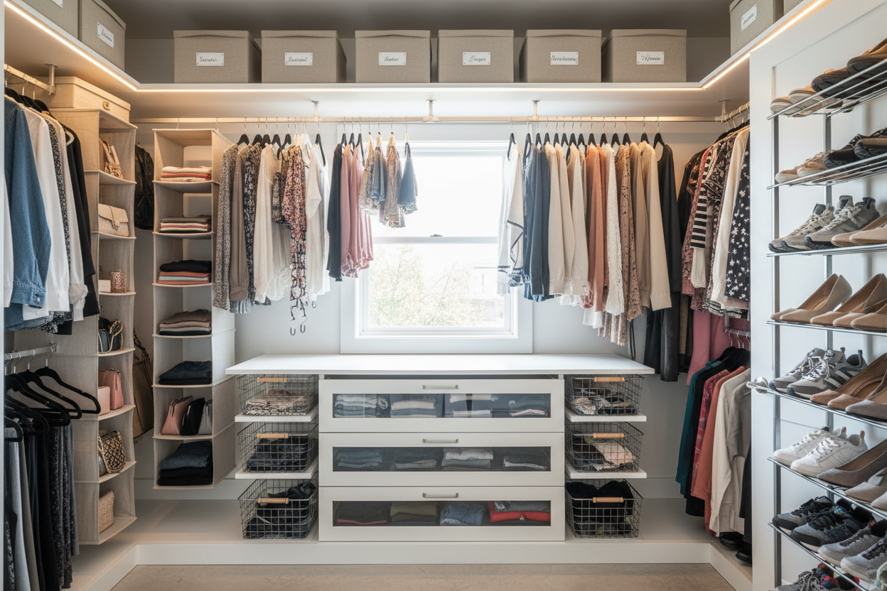Maximize Your Closet: Brilliant Space-Saving Wardrobe Ideas – Wallpics