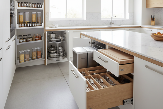 Maximize Your Space: Ingenious Pull-Out Storage Ideas for Modern Kitchens