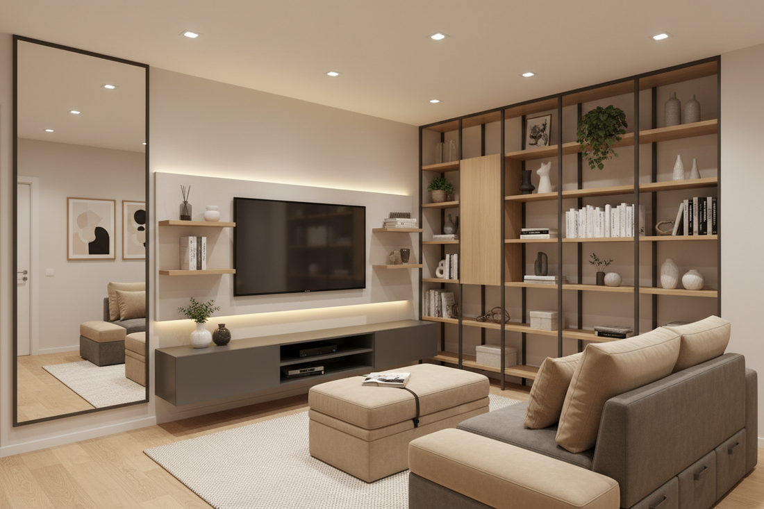 Maximizing Entertainment Spaces: Ingenious Television Lounge Concepts for Compact Residential Areas