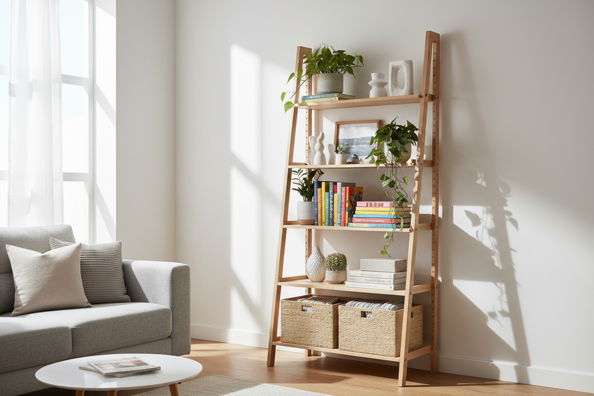 Maximizing Space with Ladder Shelves: Cost-Effective Storage Designs