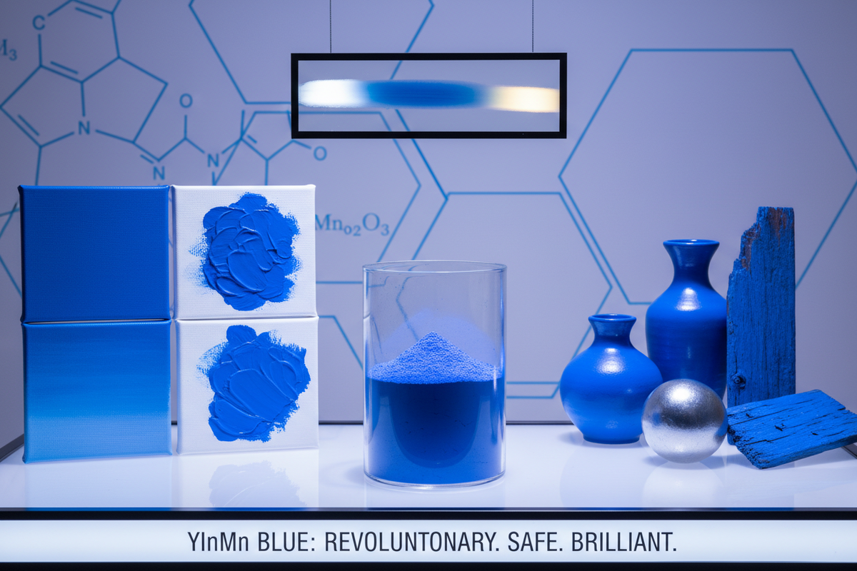 Meet YInMn Blue: The Vivid, Safe, and Durable New Blue Pigment