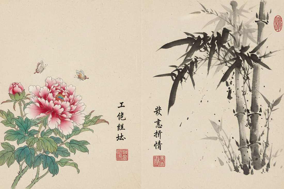 Meticulous vs. Freestyle: Unlocking the Secrets of Chinese Painting Styles