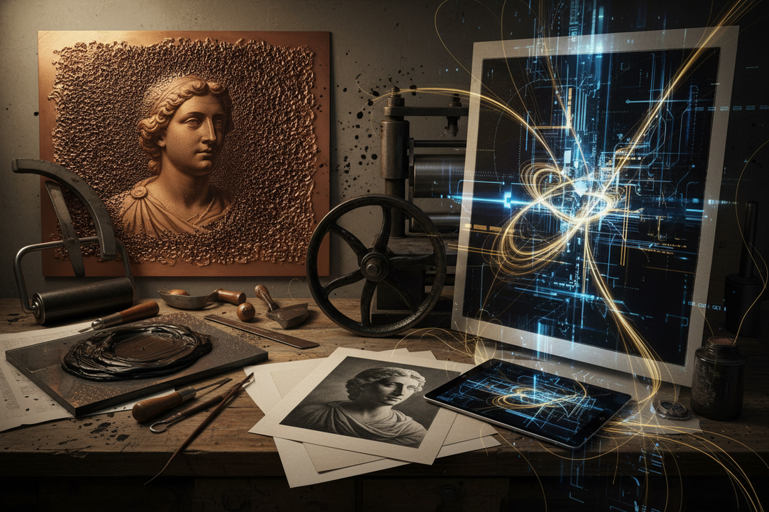 Mezzotint Printmaking: A Blend of Tradition and Modern Innovation in Art