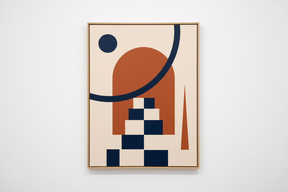 Minimalist Art: Transforming Three Colors into a Work of Wonder