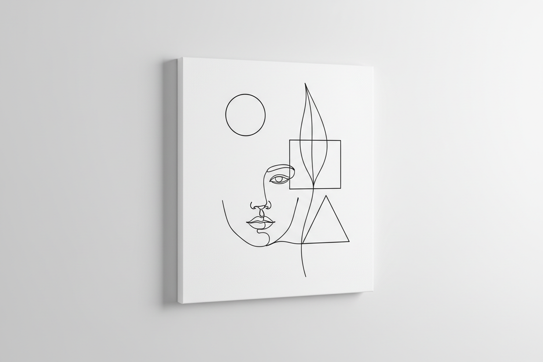 Minimalist Line Art: Why Simple Sketches Are Dominating Modern Canvas Prints
