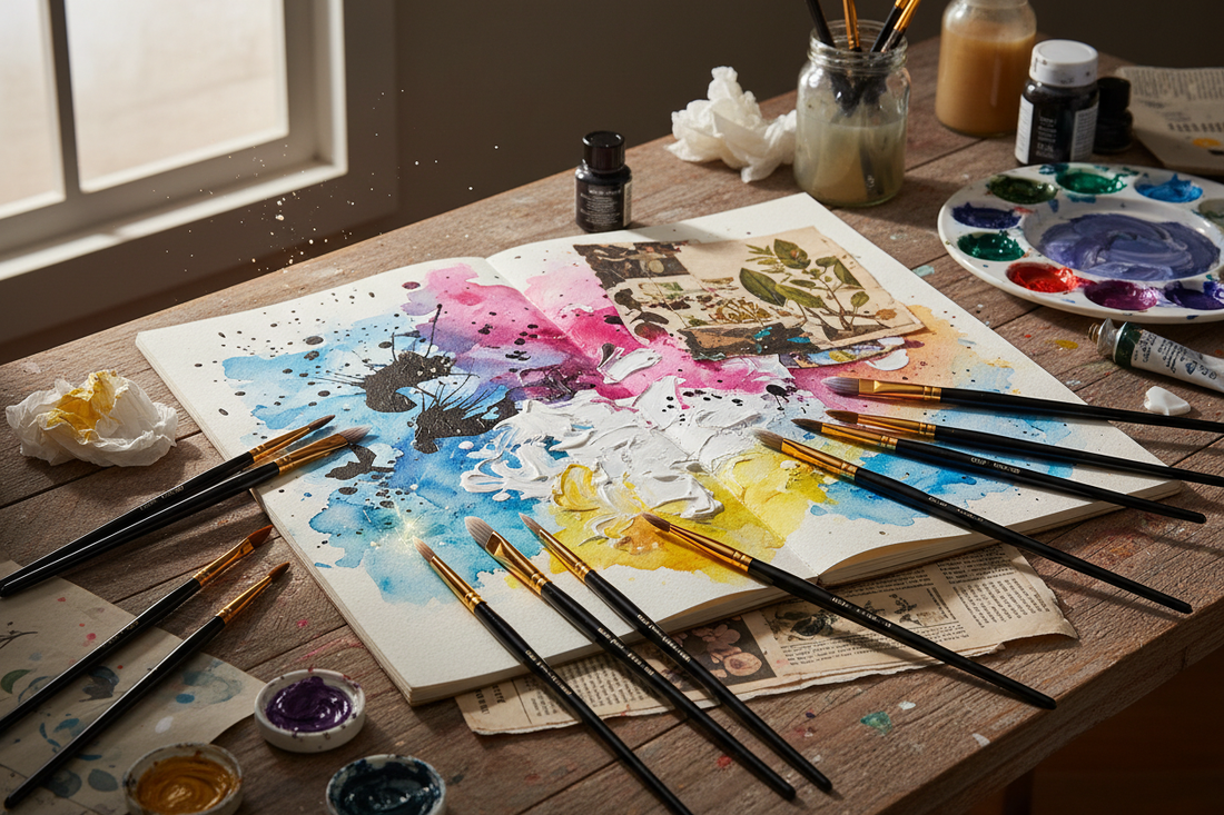 Mixed Media Magic: How Willow Wolfe Callia Brushes Elevate Your Creative Process