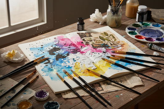 Mixed Media Magic: How Willow Wolfe Callia Brushes Elevate Your Creative Process