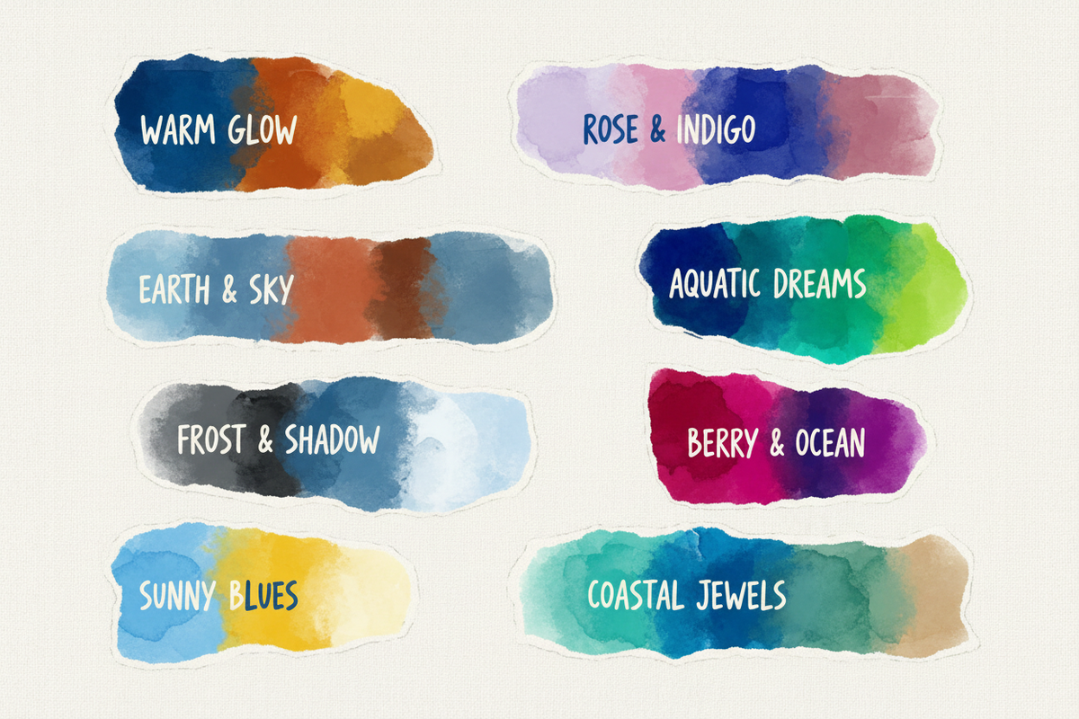 Mixing Magic: 8 Limited Palettes That Bring Blue to Life