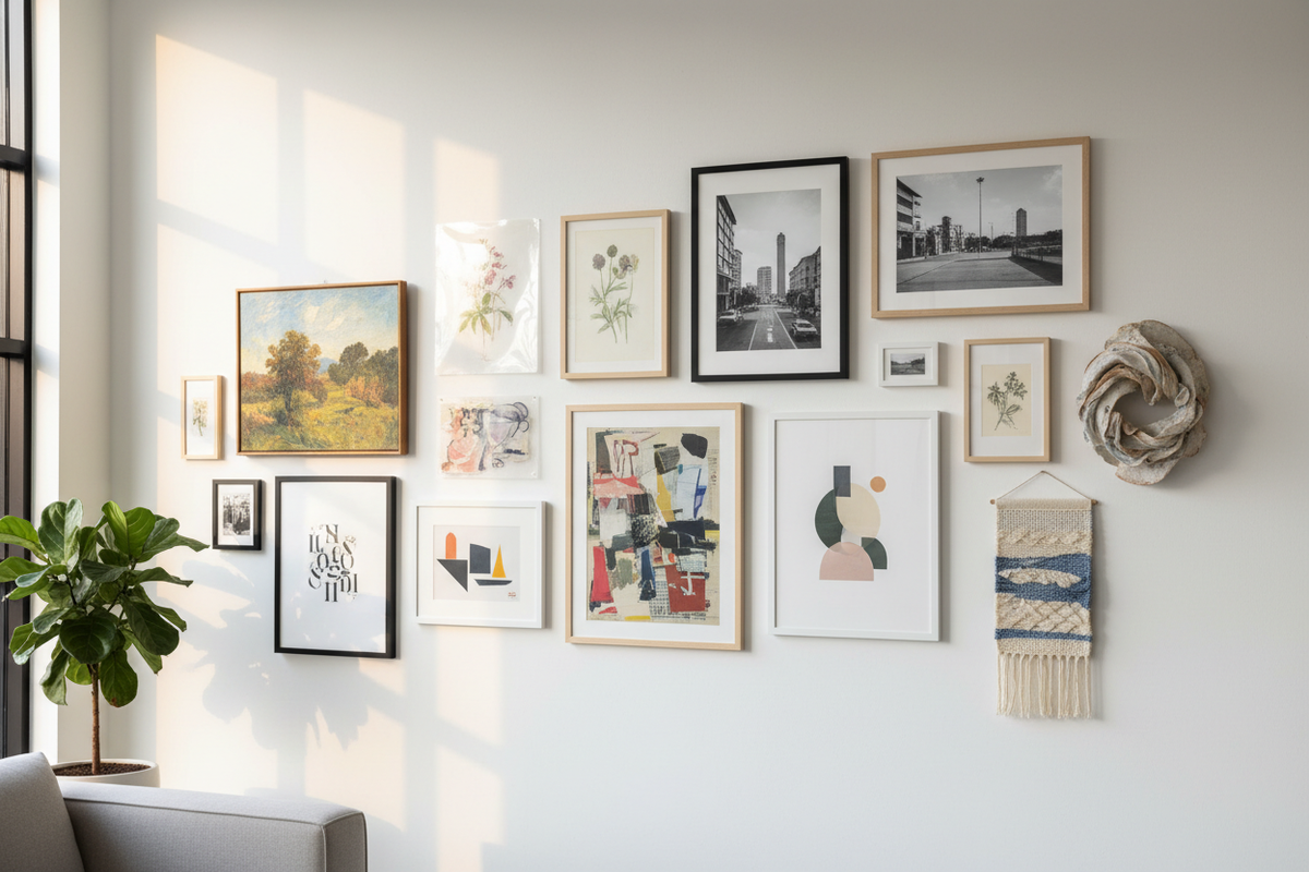 Mixing Mediums: How to Combine Various Art Forms on Your Walls