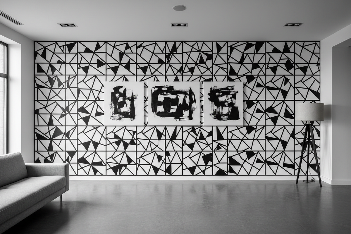Modern Black and White Wall Design Ideas for Timeless Interiors