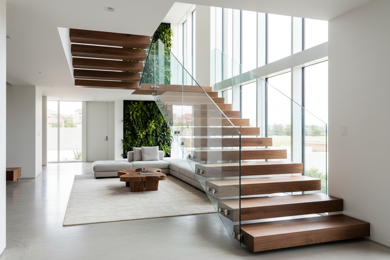 Modern Elegance: 8 Wooden Staircase Ideas for a Stunning Interior ...