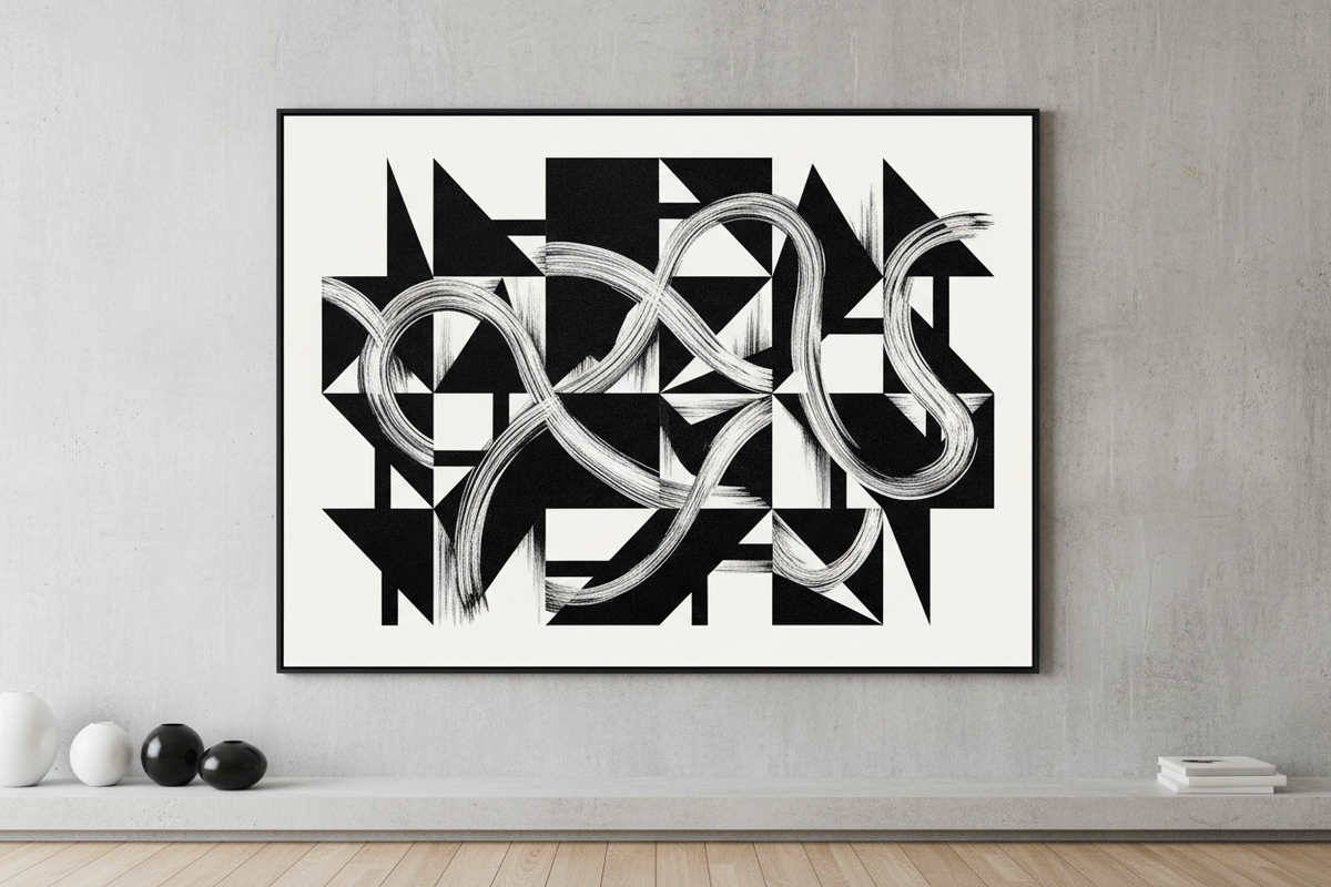 Modern Elegance: Creative Black and White Wall Art Inspirations