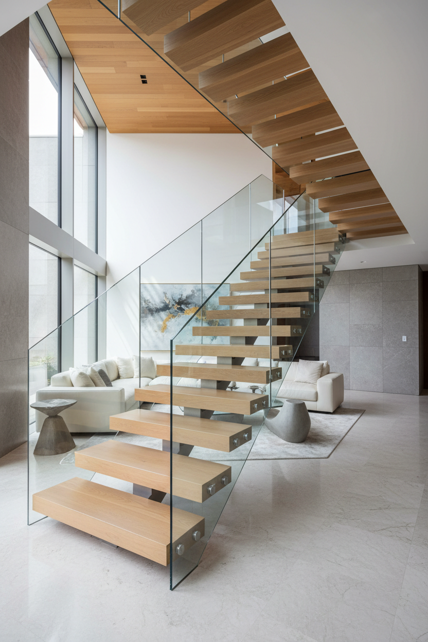 Modern Elegance: Stunning Glass Staircase Ideas for Your Home