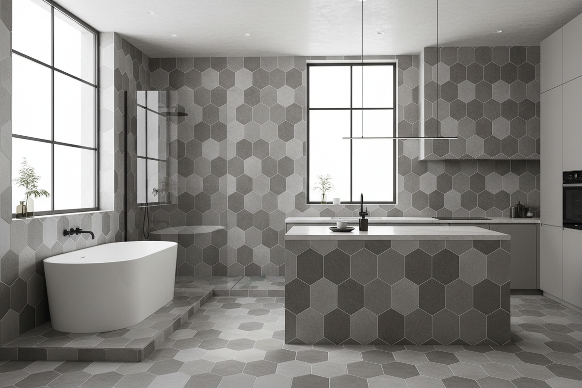 Modern Grey Tiles for a Stylish Home Makeover