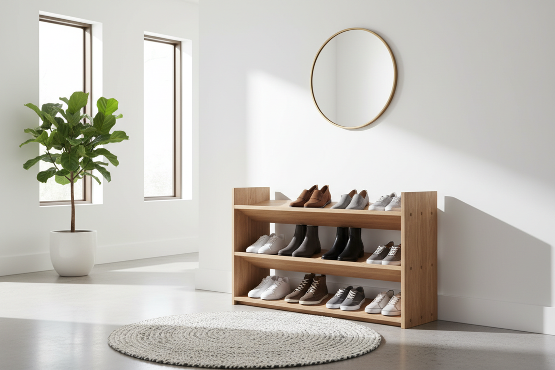 Modern Wooden Shoe Rack Ideas For A Neat And Elegant Home