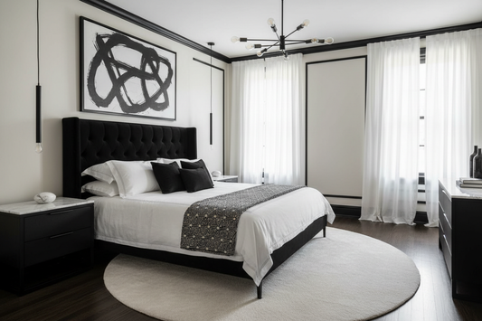 Monochrome Mastery: Elegant Black and White Bedroom Design Ideas