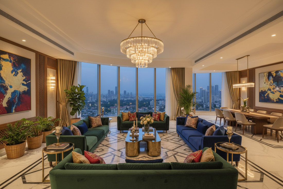 Mumbai Luxury Living: Nazeem Khan’s Elegant 3 BHK Home