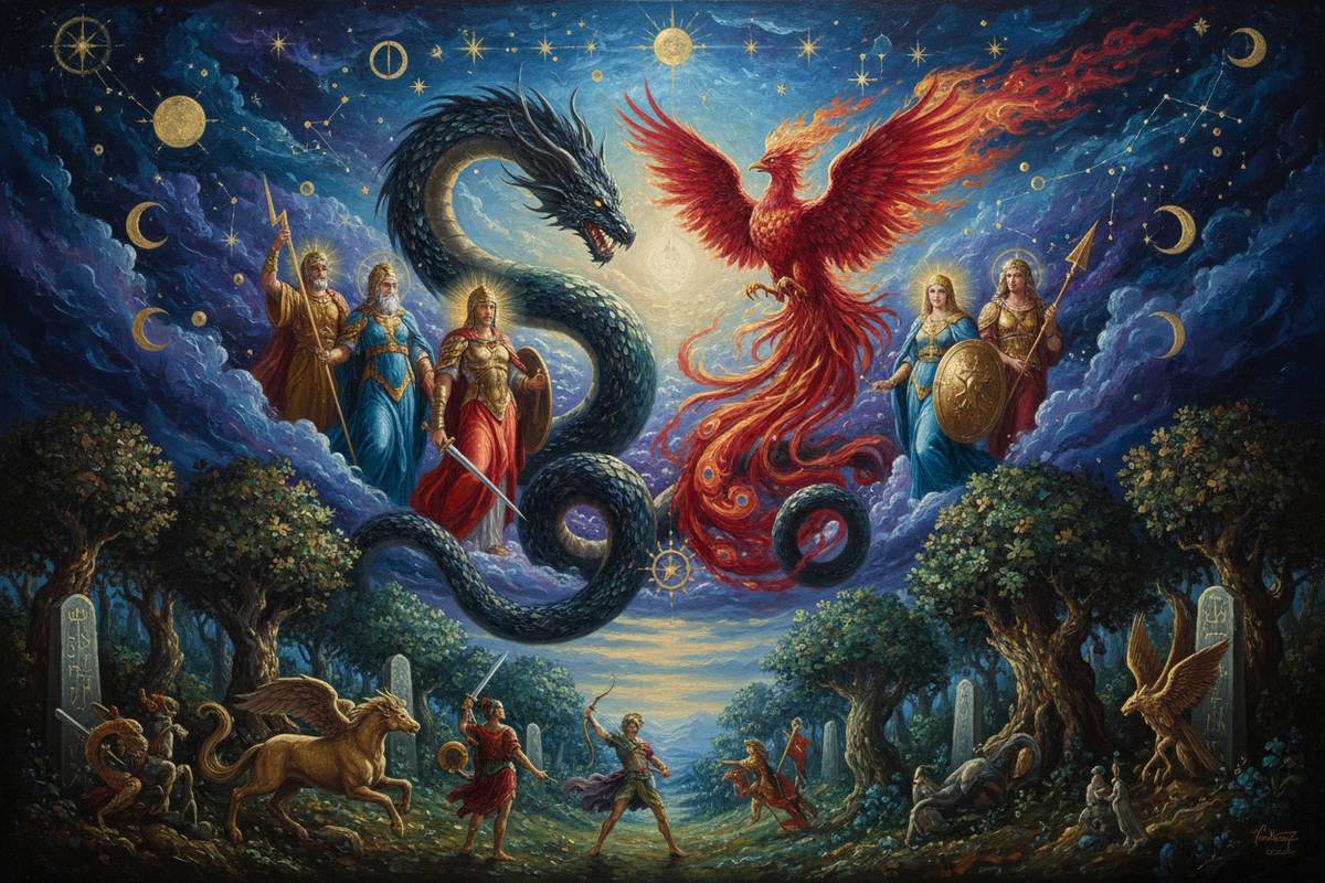Mythology and Folklore: Bringing Ancient Stories to Life on Canvas