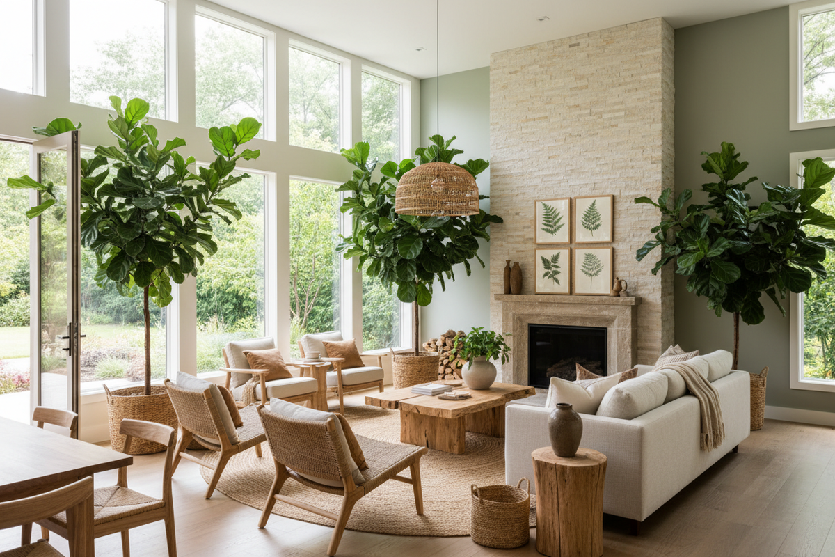 Nature-Inspired Interiors: A Room-by-Room Guide to Creating a Greener, Healthier Home