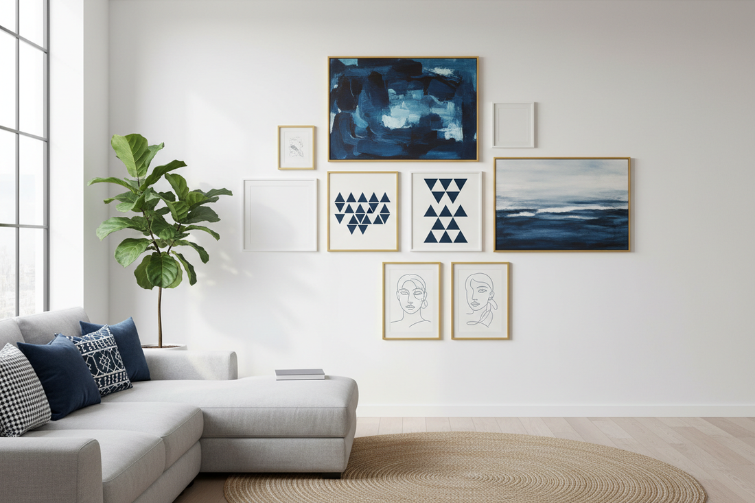 Navy-Blue Wall Art Ideas to Elevate Your Space