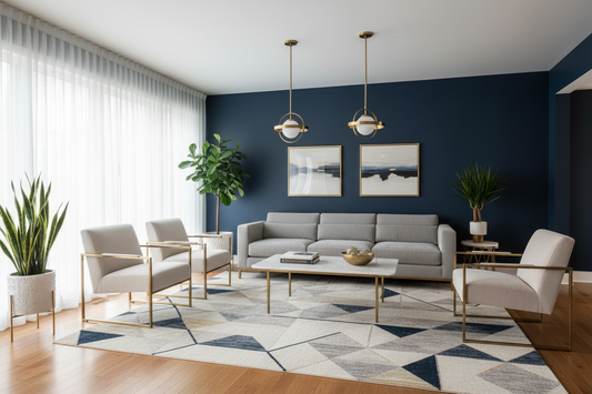 Navy Blue Wall Styling Ideas for a Modern Home