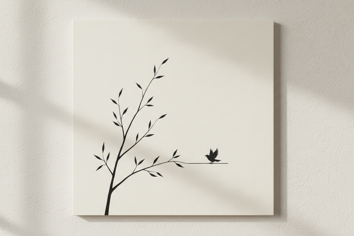 Negative Space Canvas Prints: Less Is More