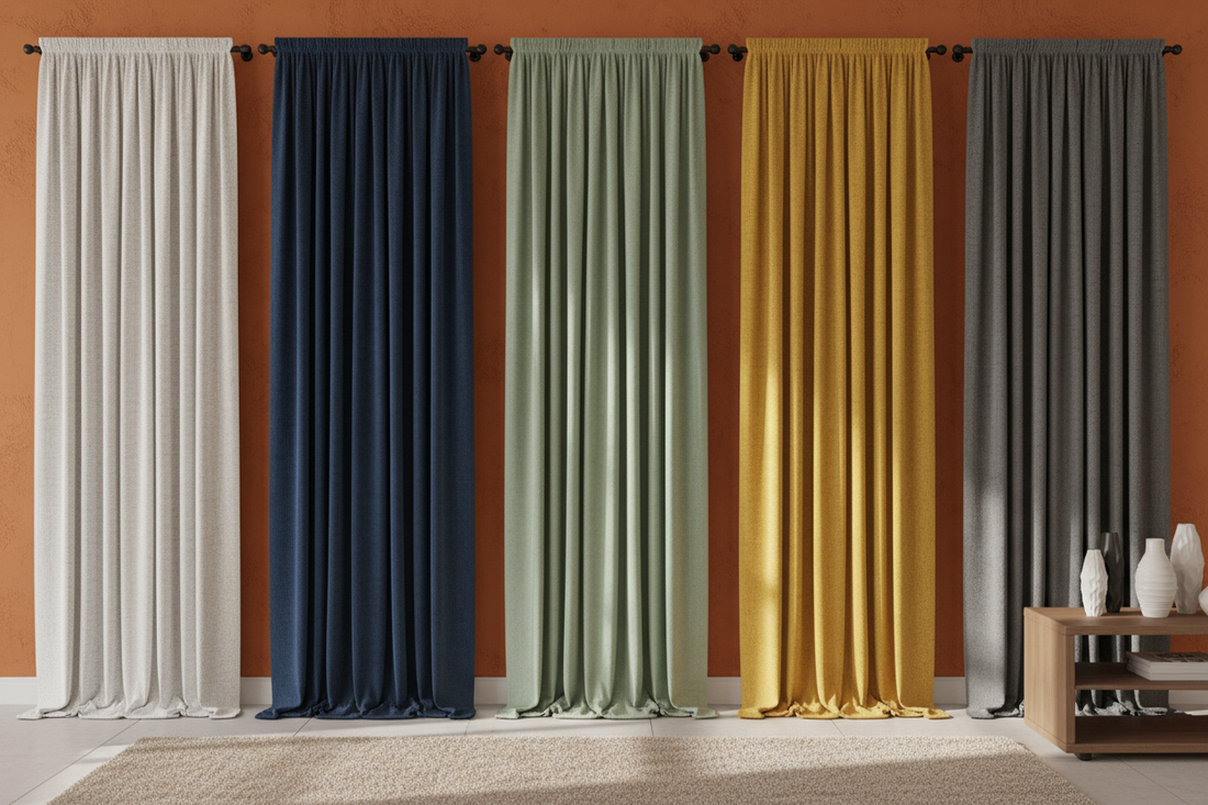 Orange Wall Makeover: 5 Curtain Colour Combos You’ll Love