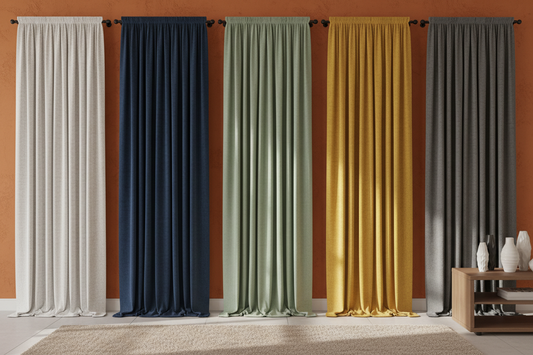 Orange Wall Makeover: 5 Curtain Colour Combos You’ll Love