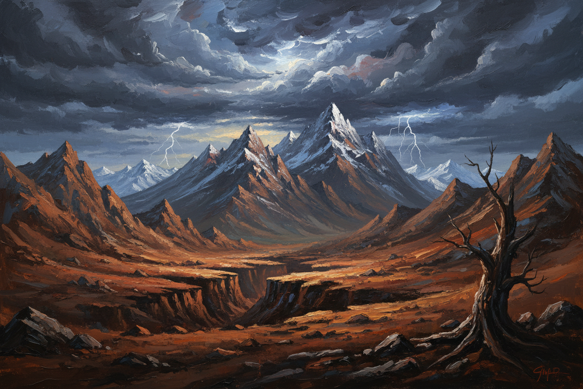 Painting Brutality: The Unforgiving Landscapes of Polly Townsend