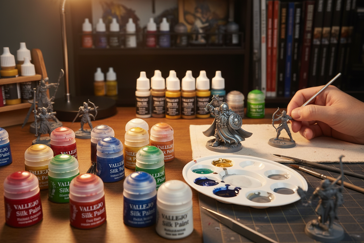 Painting Miniatures with AV Vallejo Silk Paint: A Game-Changer