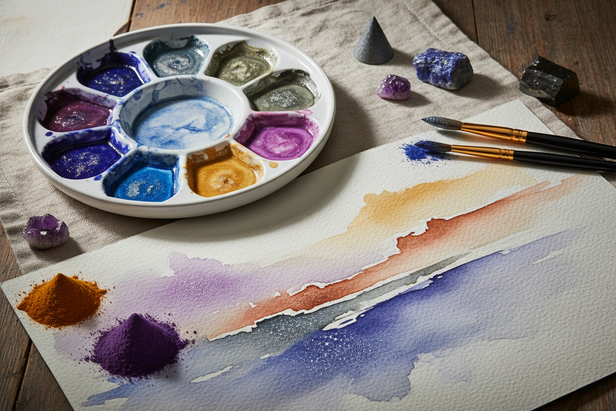 Painting with Precious Stones: The Beauty of Primatek Watercolors by Daniel Smith