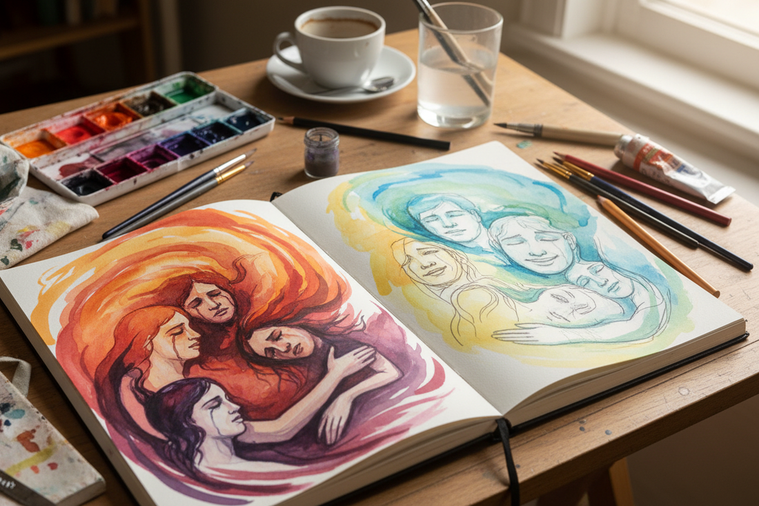 Parul Arora’s Sketchbook Secrets: Where Emotion Meets Colour and Creativity